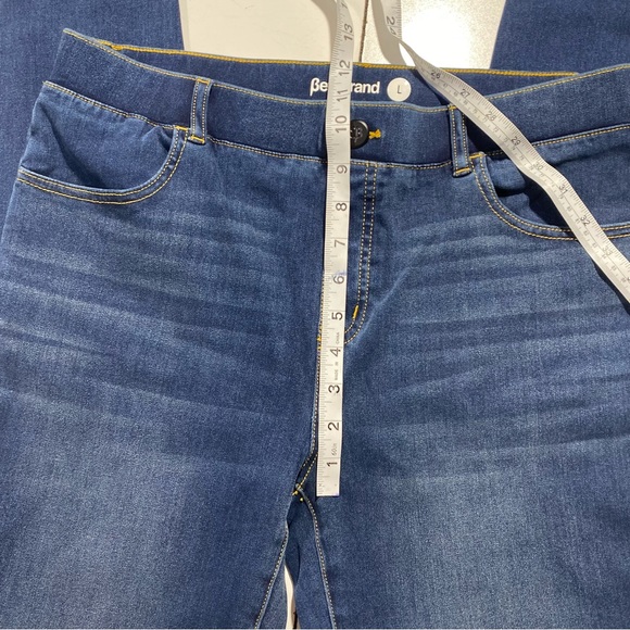 Betabrand Cotton Viscose Blend 4 Pocket Denim Pull On Woman’s Yoga Pants L - Picture 15 of 15